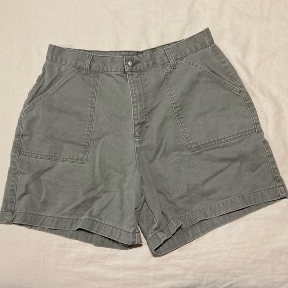 Cherokee High Waist Women's Shorts in Olive Green - Picture 1 of 12